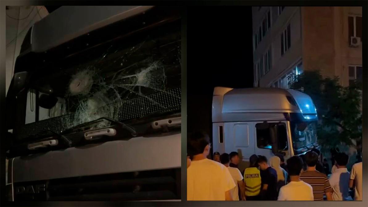 Ақтауда жүк көлігін мінген тұрғын полициядан қашты