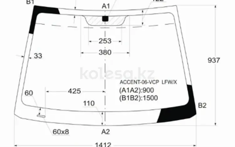 Стекло лобовое за 20 350 тг. в Астана