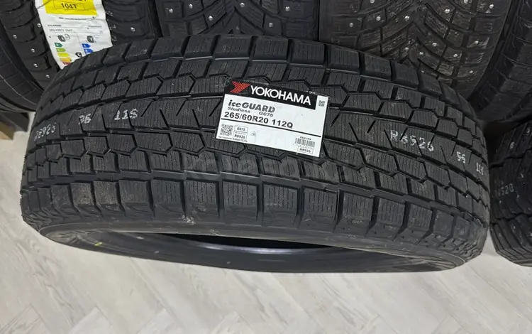 Зимние шины липучка Yokohama g075 за 125 000 тг. в Астана