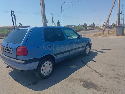 Volkswagen Golf 1994 года за 1 300 000 тг. в Тараз – фото 3