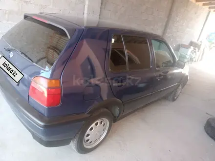 Volkswagen Golf 1993 года за 1 400 000 тг. в Тараз – фото 6