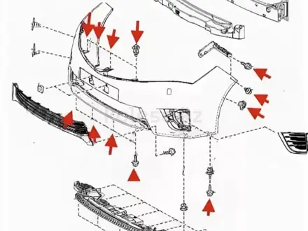Бампер тойота за 40 000 тг. в Актобе
