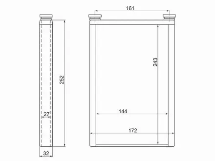 Радиатор печки за 8 550 тг. в Астана