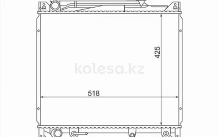Радиатор охлаждения двигателя за 25 800 тг. в Караганда