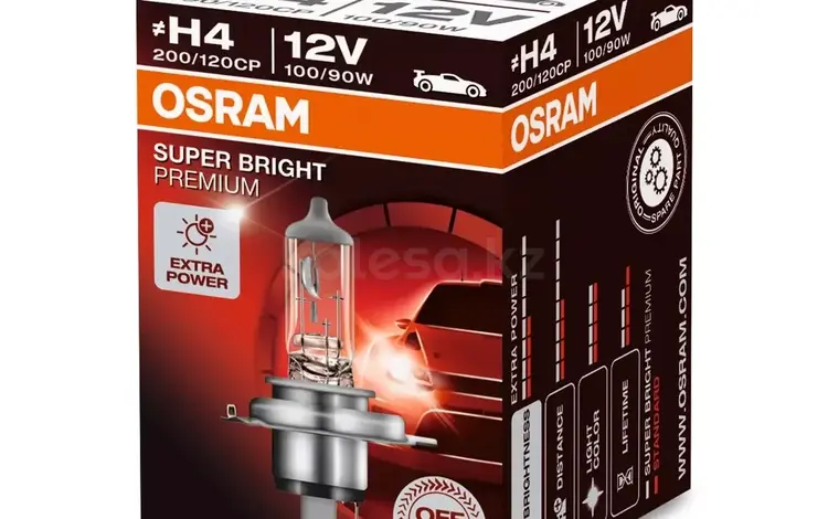 Галогенная лампа OSRAM 62204SBP (4008321856357) за 2 000 тг. в Алматы