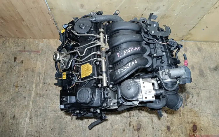 Двигатель N43 2.0 N43B20 BMW 1 3 E87 E90 E91 Н43 Н43Б20 БМВ Е87 Е90 за 450 000 тг. в Караганда