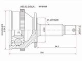 Граната, Шрус передний наружний за 13 050 тг. в Шымкент