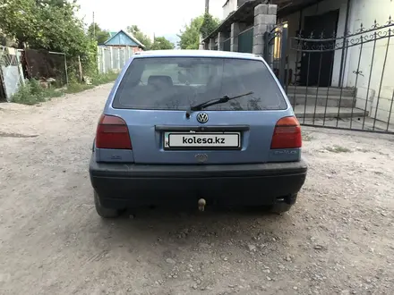 Volkswagen Golf 1992 года за 1 150 000 тг. в Есик – фото 4