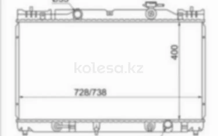 Радиатор охлаждения двигателя основной за 22 250 тг. в Павлодар