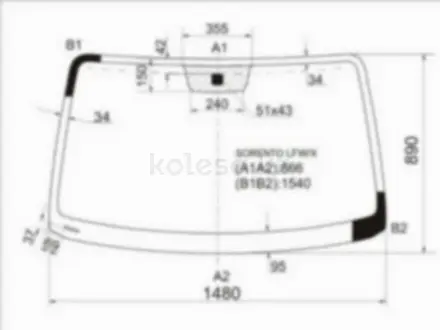 Стекло лобовое за 20 450 тг. в Астана
