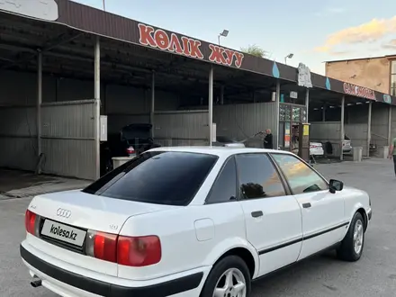 Audi 80 1992 года за 1 200 000 тг. в Тараз – фото 3