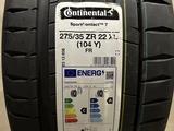 Continental SportContact 7FR XL 107Y 275/35 ZR22 за 275 000 тг. в Актобе