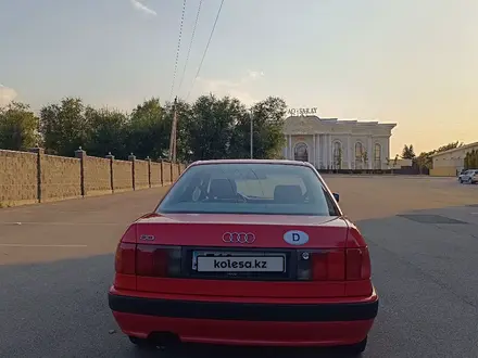 Audi 80 1993 года за 2 800 000 тг. в Алматы – фото 5