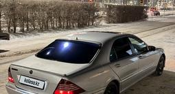 Mercedes-Benz S 500 2001 годаүшін5 500 000 тг. в Жанаозен – фото 4