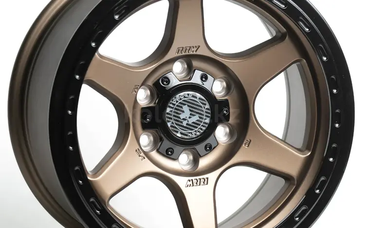Диски R17 8, 5J 6x139, 7 ET-2 ЦО110.1 Matt Bronze Black Lipүшін320 000 тг. в Алматы