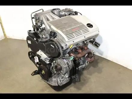 Двигатель на Toyota Camry 30 2.4 литра (2AZ) 3литра (1MZ) за 134 000 тг. в Алматы – фото 2