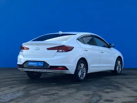 Hyundai Elantra 2019 года за 8 620 000 тг. в Алматы – фото 3