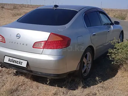 Nissan Skyline 2004 года за 1 300 000 тг. в Атырау – фото 11