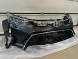 Бампер передний, фара передний, решетка радиатора камри 55 (camry 55) за 80 000 тг. в Алматы