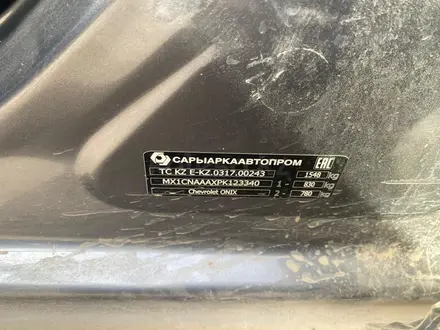 Chevrolet Onix 2023 года за 5 500 000 тг. в Актобе – фото 4