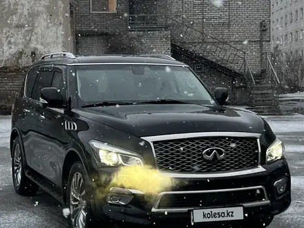 Infiniti QX80 2015 года за 17 000 000 тг. в Астана – фото 2