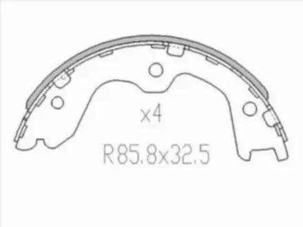 Колодки тормозные за 6 550 тг. в Павлодар