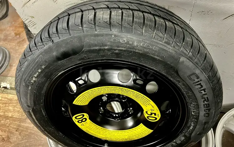 Диск VW Polo с шиной Pirelli 185/60/15 (запаска) за 49 990 тг. в Астана