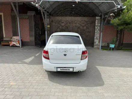 ВАЗ (Lada) Granta 2190 2012 года за 2 550 000 тг. в Шымкент – фото 4