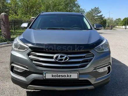 Hyundai Santa Fe 2018 года за 10 499 000 тг. в Шымкент – фото 2