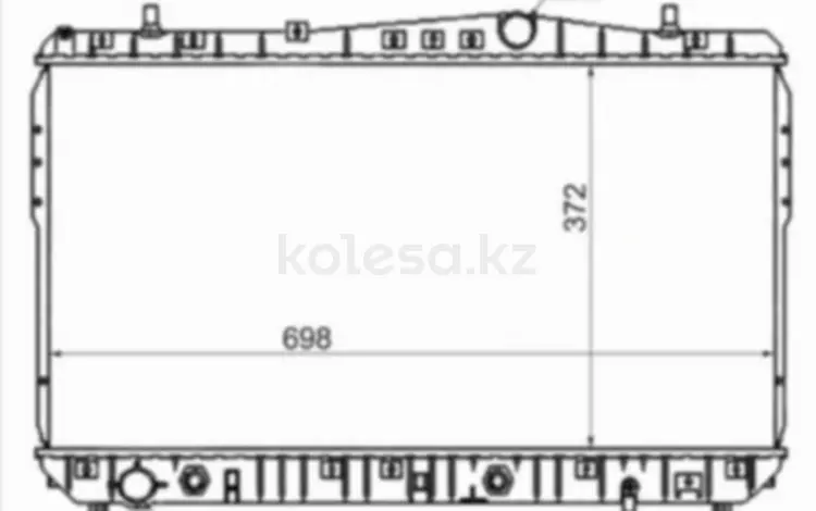 Радиатор двигателя за 23 200 тг. в Шымкент