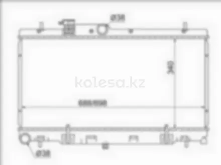 Радиатор двигателя за 28 300 тг. в Шымкент