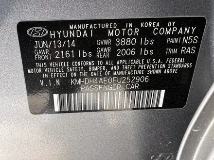 Hyundai Elantra 2014 года за 3 000 000 тг. в Шымкент – фото 9