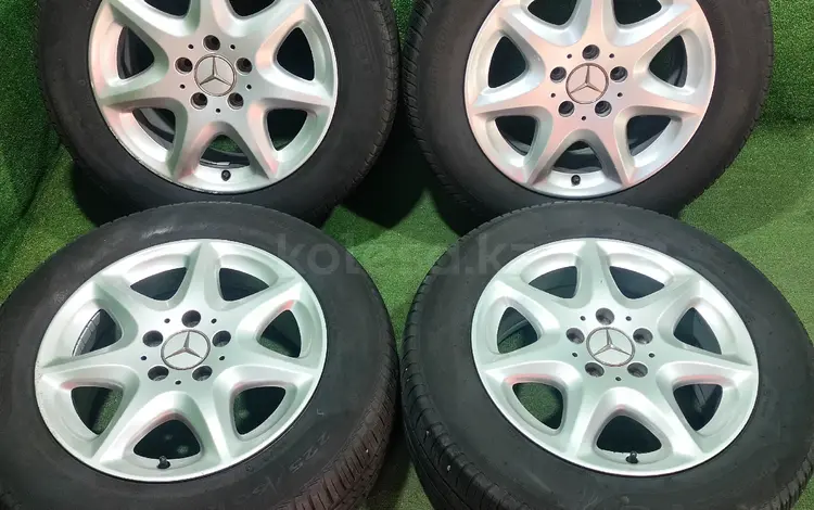 Оригинальные Диск Mercedes Benz W220 с шинами 225/60R16 Pirellifor180 000 тг. в Алматы