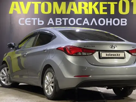 Hyundai Elantra 2014 года за 6 700 000 тг. в Астана – фото 4