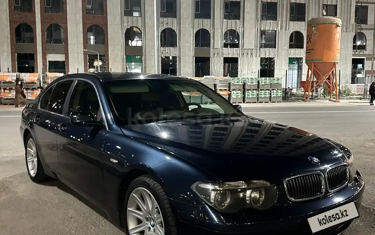 BMW 745 2002 года за 4 100 000 тг. в Астана