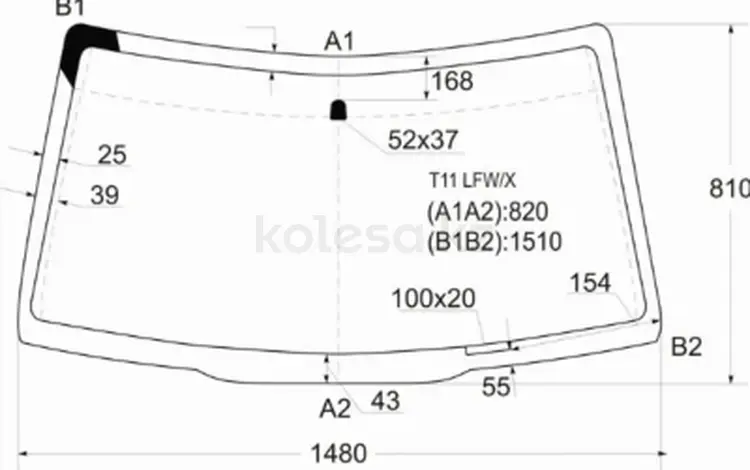 Стекло лобовое за 22 900 тг. в Павлодар