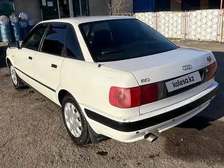 Audi 80 1993 года за 1 650 000 тг. в Тараз – фото 2