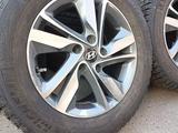 Диски R 16 с зимними шинами 205/65/16 (киа, хюндай, ниссан, митсубиси) за 180 000 тг. в Шымкент – фото 4