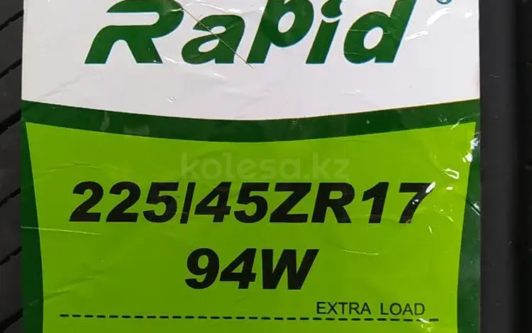 225/45R17 Rapid P609үшін21 900 тг. в Шымкент