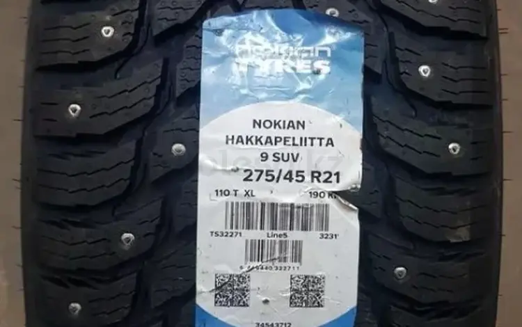 Nokian Hakkapeliitta 9 SUV 275/45 R21 315/40 R21 за 880 000 тг. в Алматы