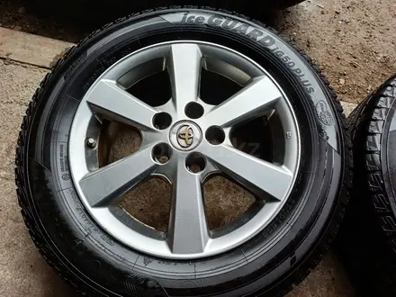 TOYOTA R16 5X114, 3 с зимними шинами. за 190 000 тг. в Алматы – фото 6