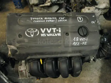 Двигатель Toyota Avensis 1.8I 120-145 л/с 1zz-FE за 275 953 тг. в Челябинск – фото 2