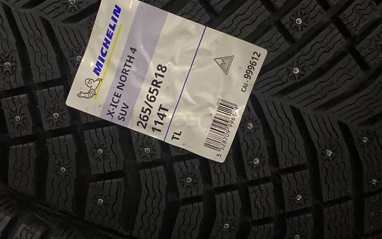 265/65/18 Michelin X-Ice North 4 (шип) за 875 000 тг. в Алматы