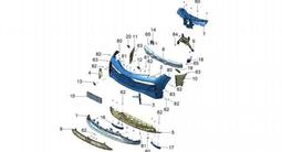 Запчасти Zeekr. Оригинальный бампер для Зикр Х за 1 400 тг. в Алматы – фото 3