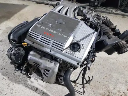 Двигатель АКПП (коробка автомат) 2.4-3.0л 2AZ-fe 1MZ-fe мотор за 500 000 тг. в Алматы