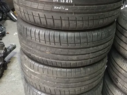 Резина летняя 215/50 r17 Pirelli, свежедоставлена из Японии за 95 000 тг. в Алматы