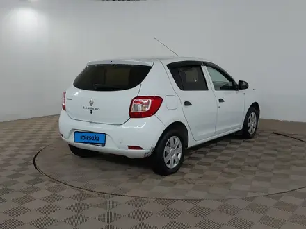 Renault Sandero 2015 года за 3 690 000 тг. в Шымкент – фото 5