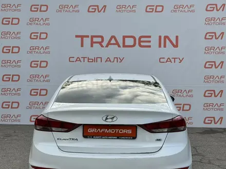 Hyundai Elantra 2018 года за 6 900 000 тг. в Алматы – фото 10