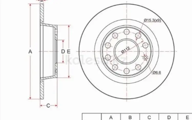 Диск тормозной заднийүшін8 750 тг. в Астана