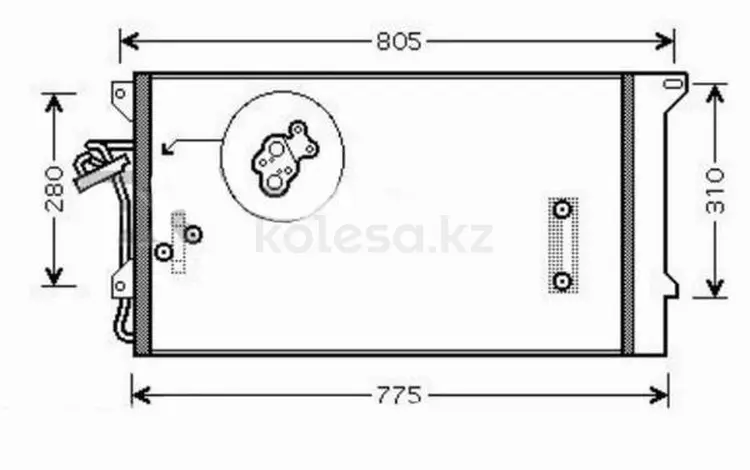 Радиатор кондиционера за 23 650 тг. в Алматы